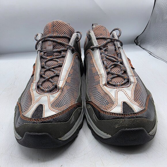 Ahnu Mens 11 Gray Hiking Shoes Vibram Soles Camping Outdoors Casual Walking - Picture 2 of 13